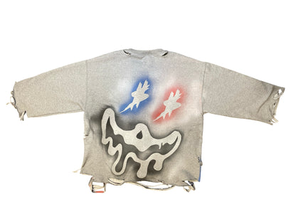 Money Hungry Signature Distressed Crewneck